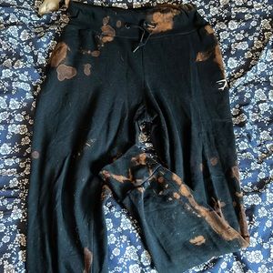 Gymshark High Waist Joggers (Handmade Tiedye)
